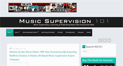 Desktop Screenshot of musicsupervisioncentral.com