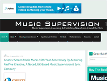 Tablet Screenshot of musicsupervisioncentral.com